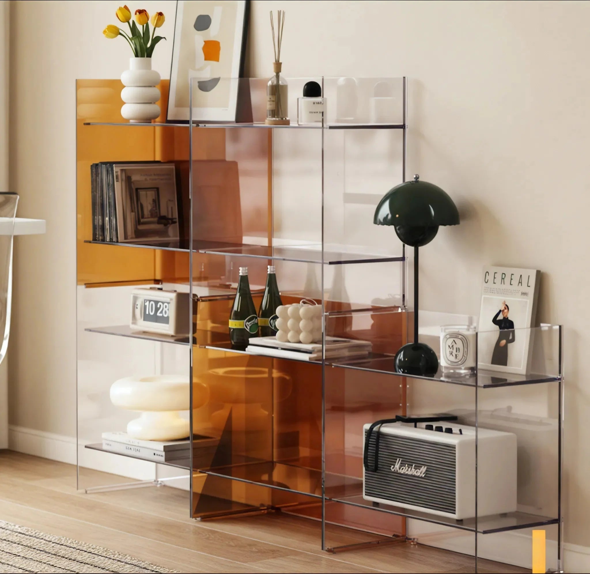 SUBTLE SPACES | Modern Acrylic Storage Shelf