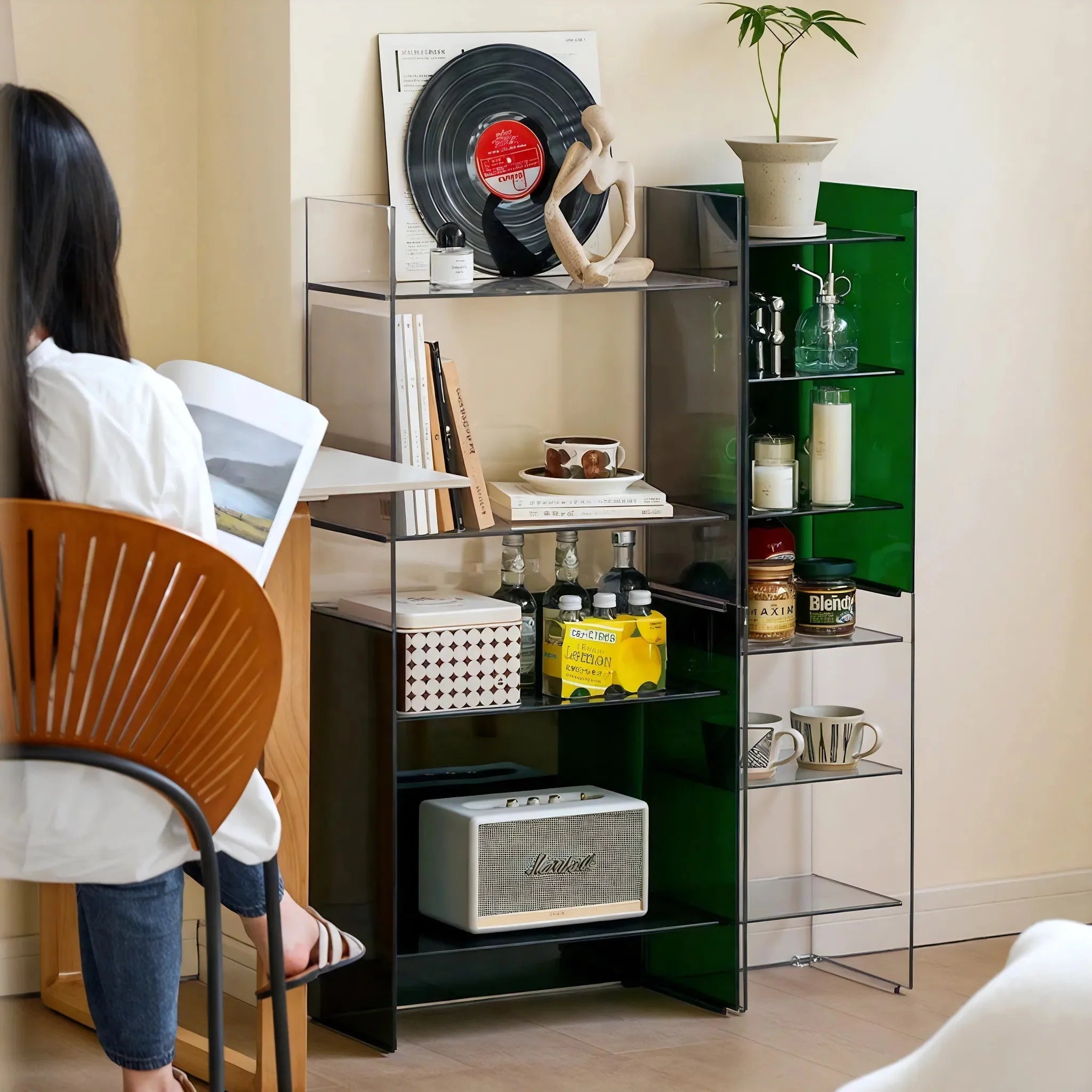 SUBTLE SPACES | Modern Acrylic Storage Shelf