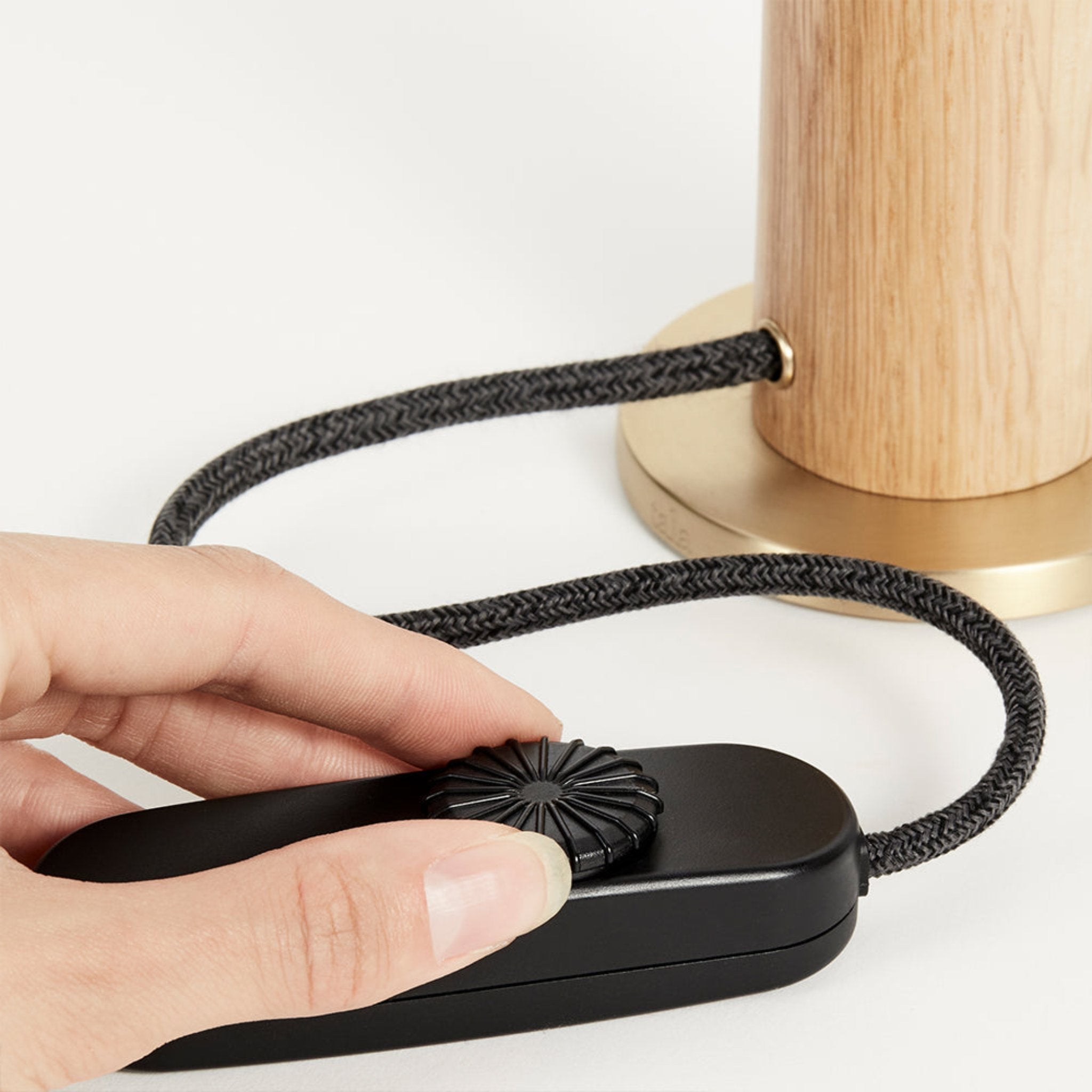 Tala Knuckle Table Lamp - Solid Wood, Dimmable LED Light