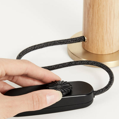 Tala Knuckle Table Lamp - Solid Wood, Dimmable LED Light