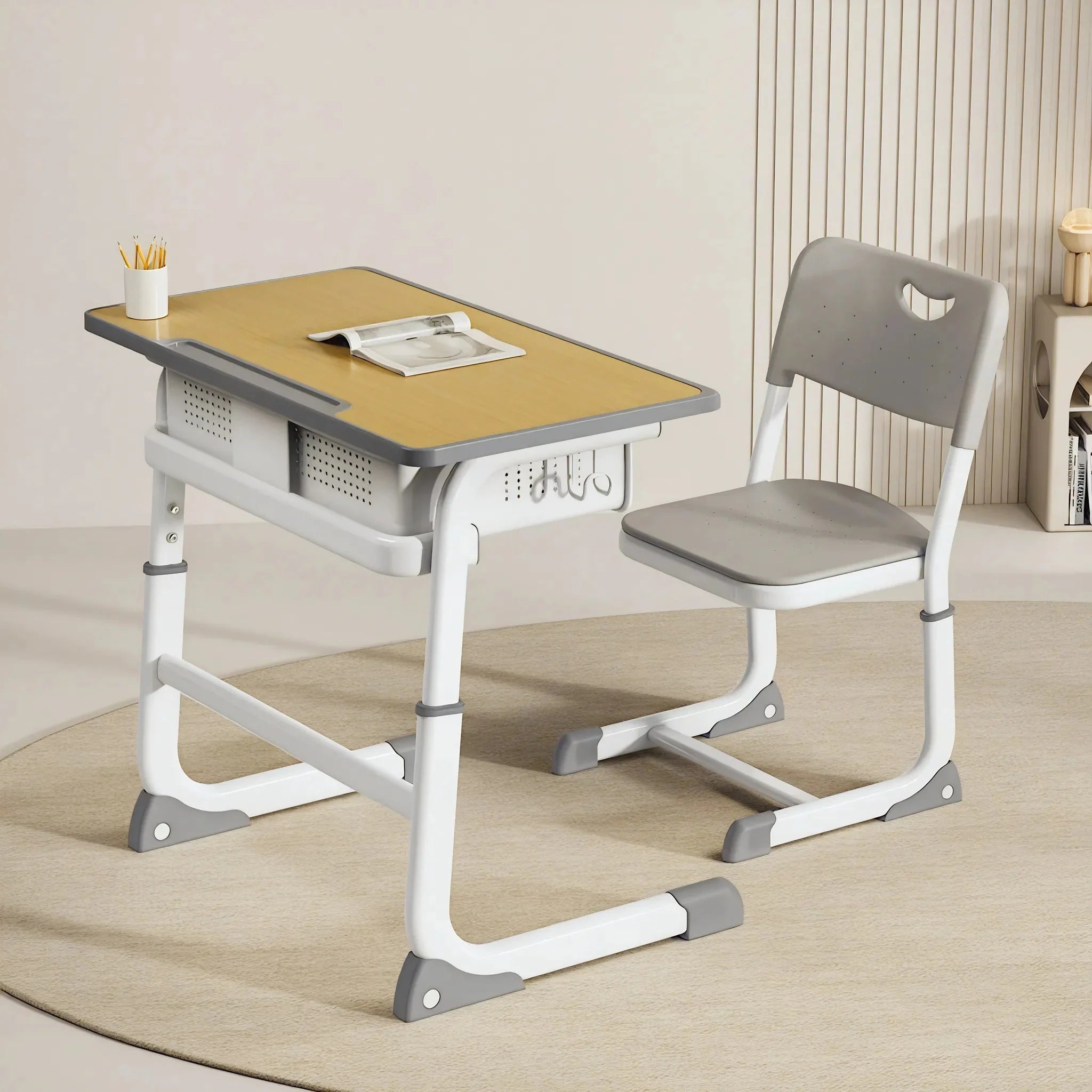 ELEGANT SCHOLAR | Adjustable Desk & Chair Set