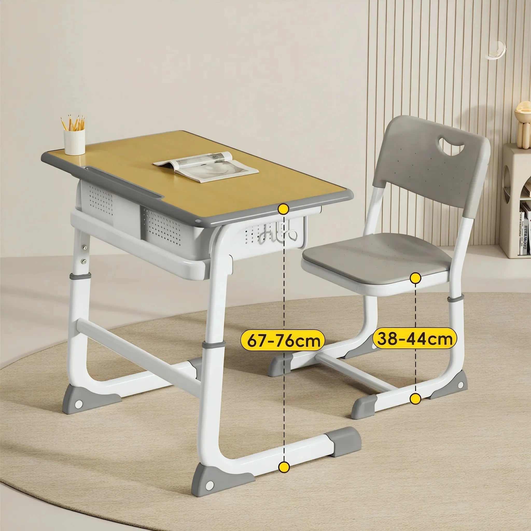 ELEGANT SCHOLAR | Adjustable Desk & Chair Set