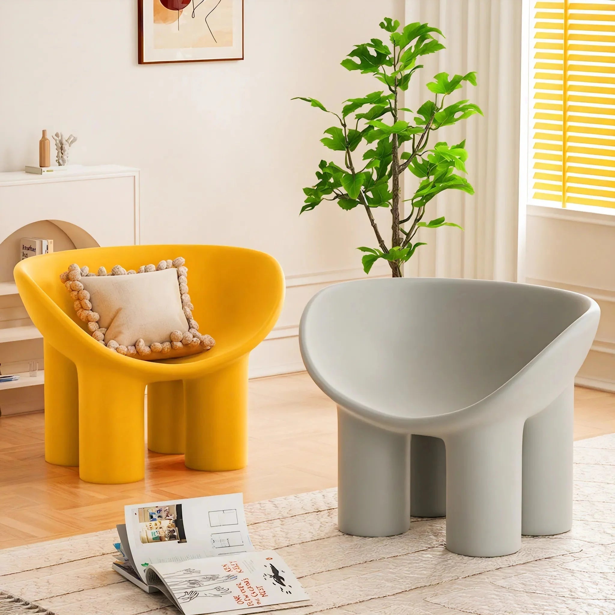 THE ROLY POLY | "Elephant Leg" Statement Armchair