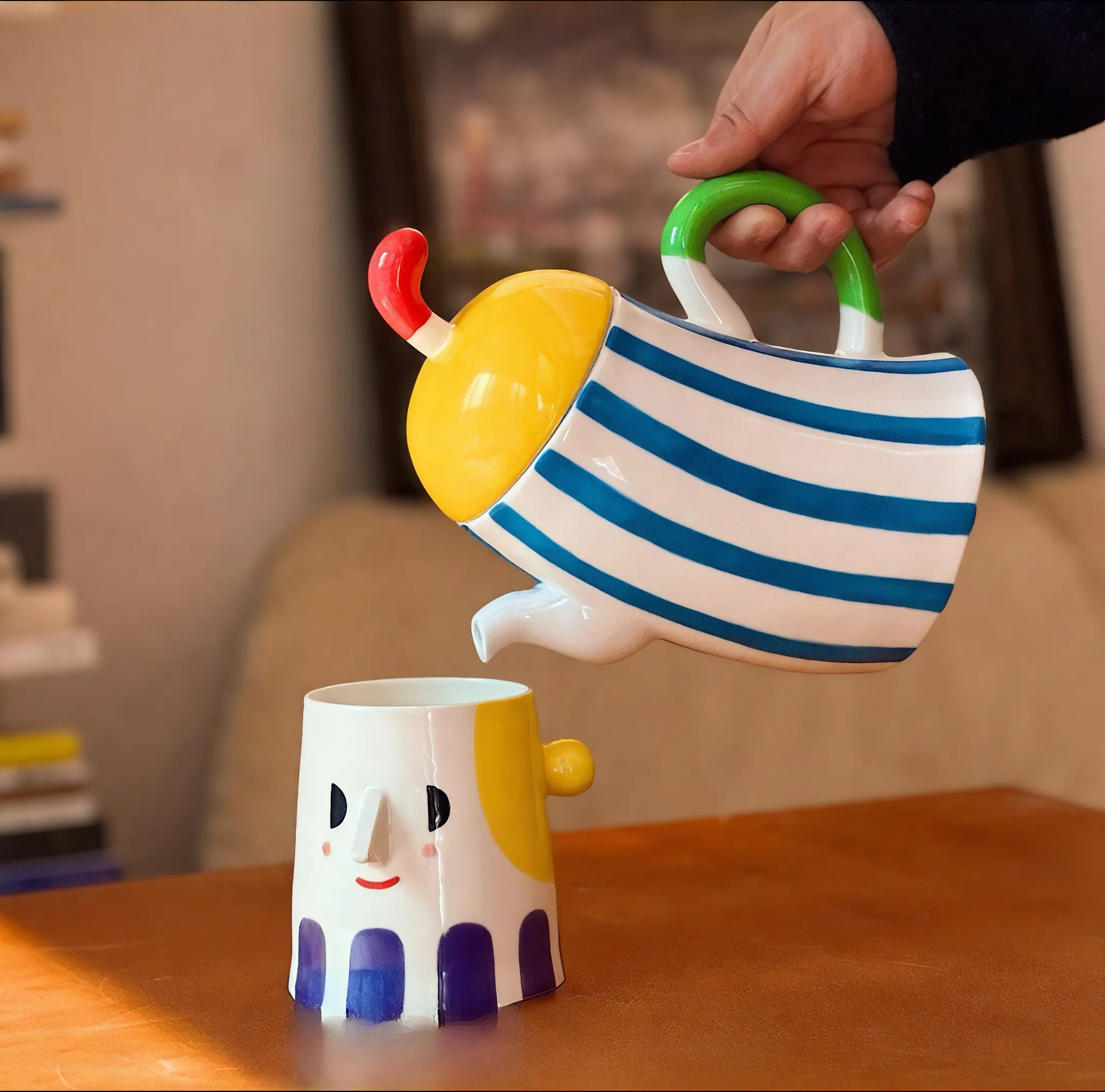 RANDIG | Patterned Ceramic Pitcher