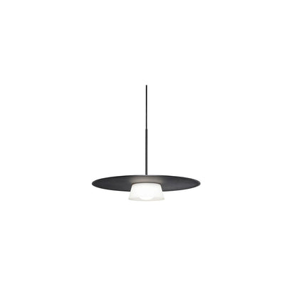 Pendant Ceiling Light - Thin Round Metal Plate Modern LED