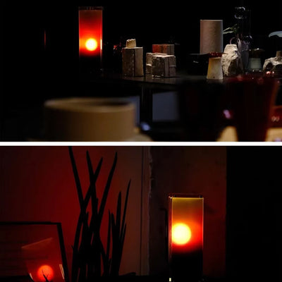 Acrylic Table Lamp - Industrial Sunset Glow Lamp