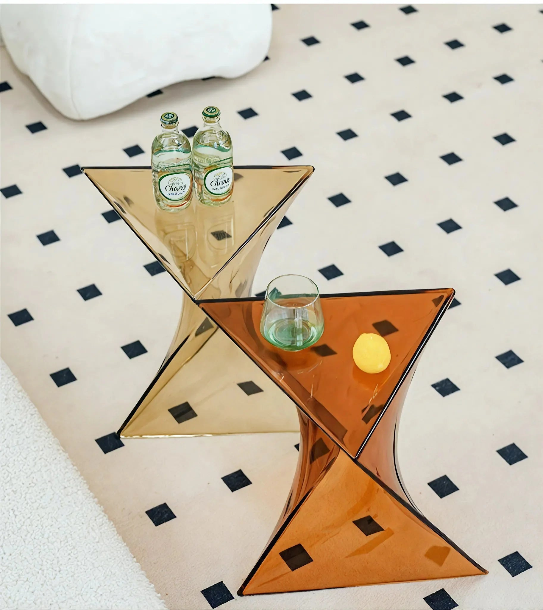 TWIST-CUBE | Nordic Sculptural Acrylic Table