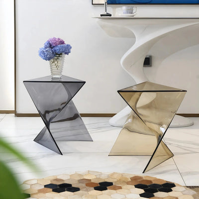 TWIST-CUBE | Nordic Sculptural Acrylic Table