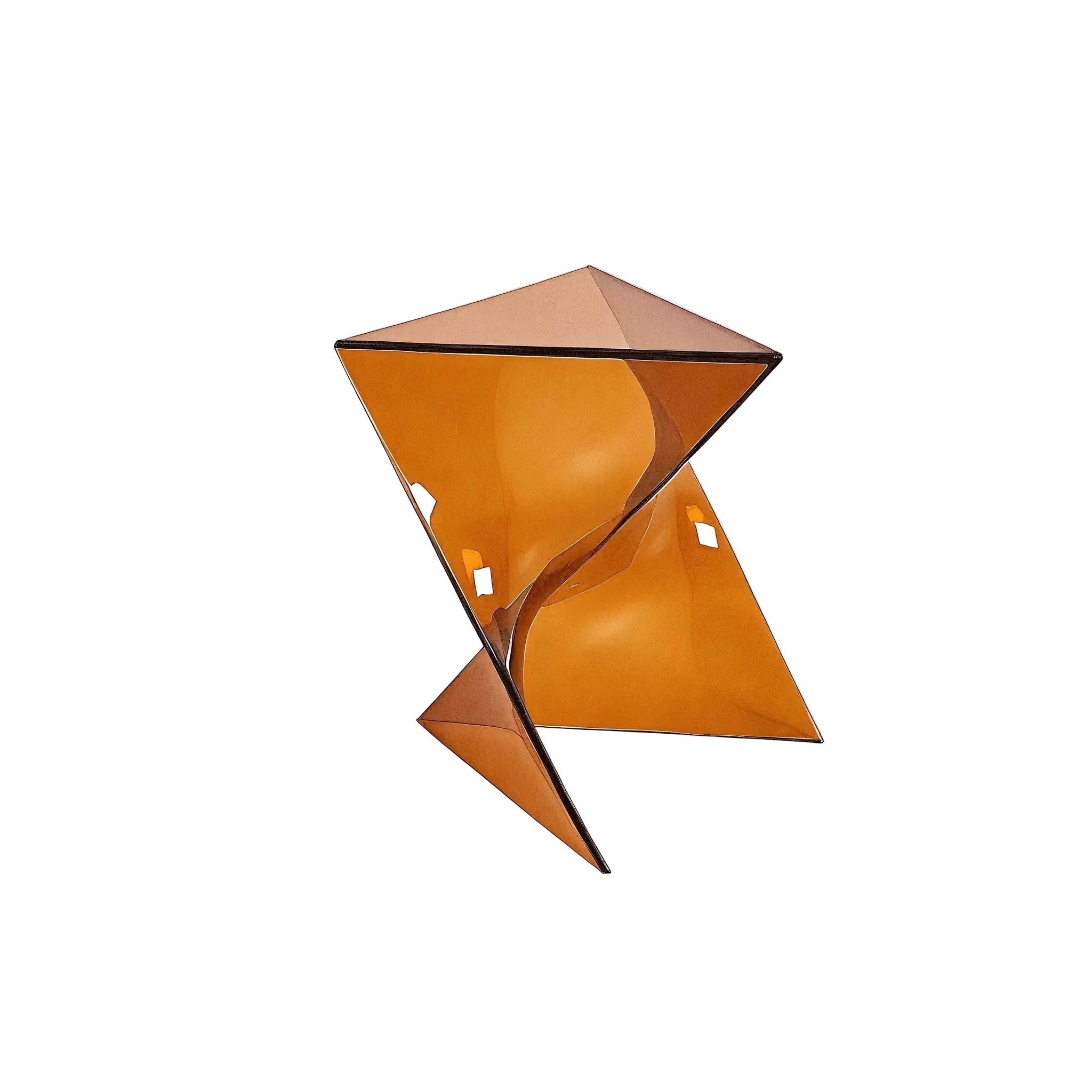 TWIST-CUBE | Nordic Sculptural Acrylic Table