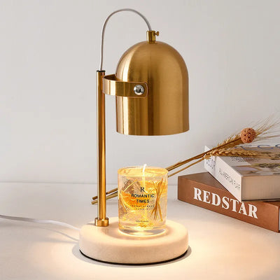 Luxury Candle Warmer - Gold Top Marble Base