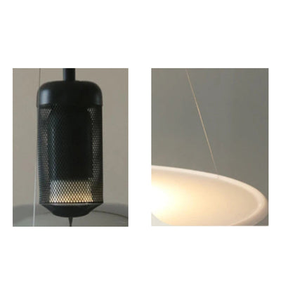 UFO LED Chandelier - Italian Wired Suspension Lamp