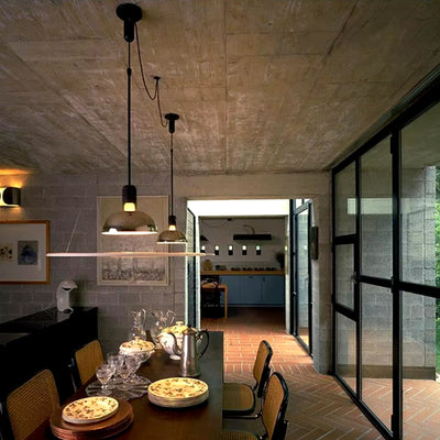 UFO LED Chandelier - Italian Wired Suspension Lamp