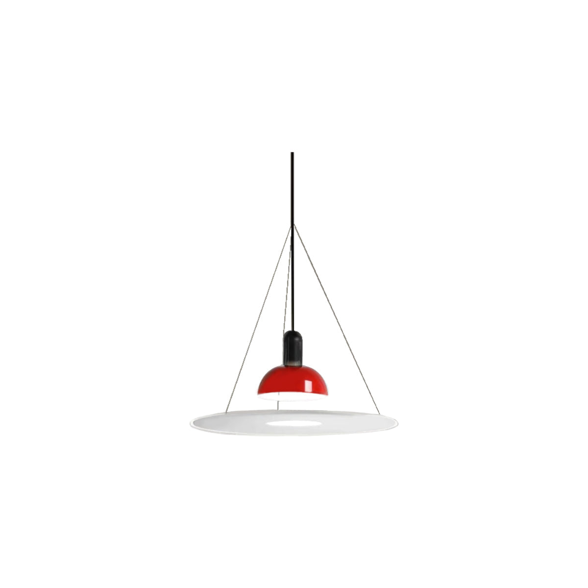 UFO LED Chandelier - Italian Wired Suspension Lamp