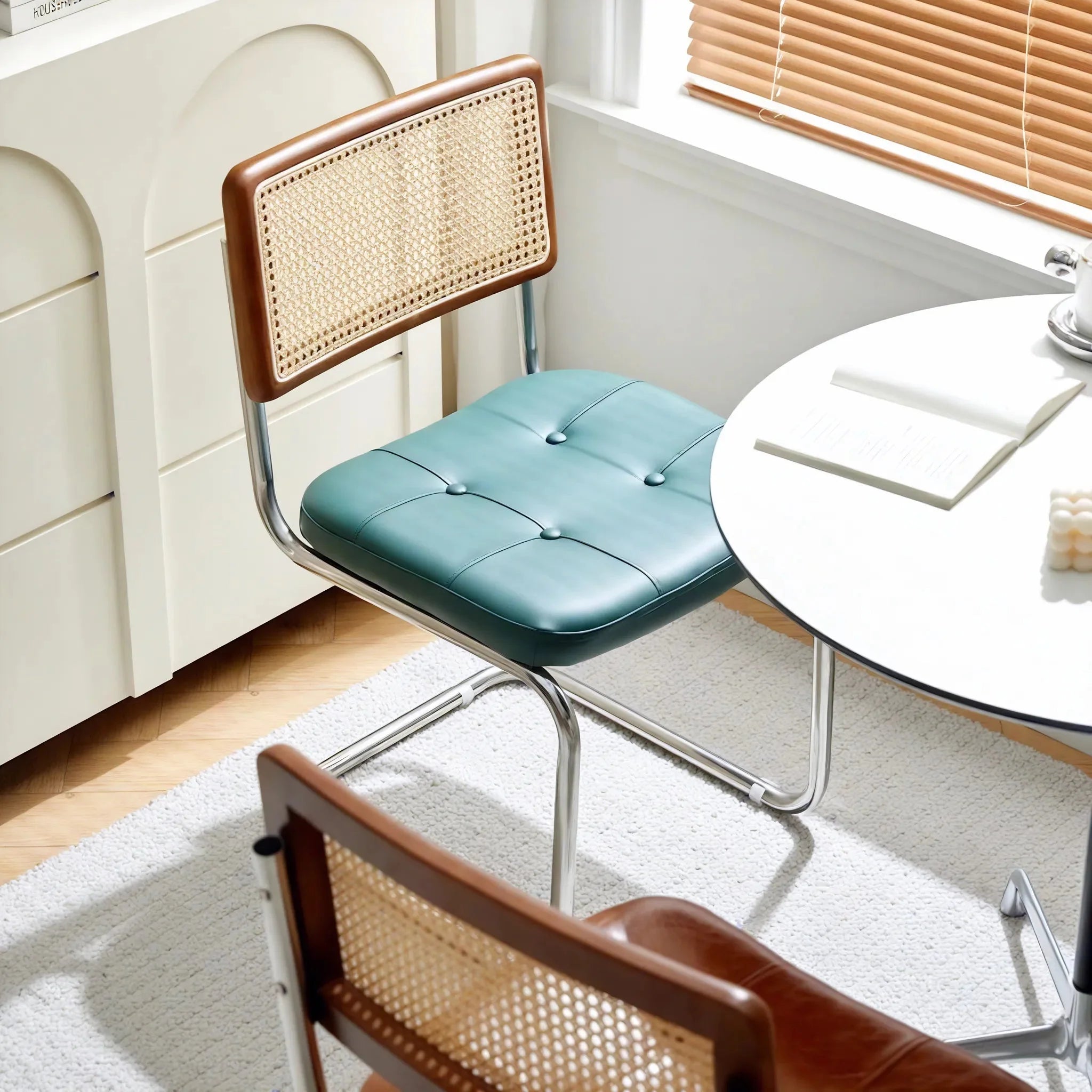 NORDIC-WAVE | Vintage Rattan Dining Chair