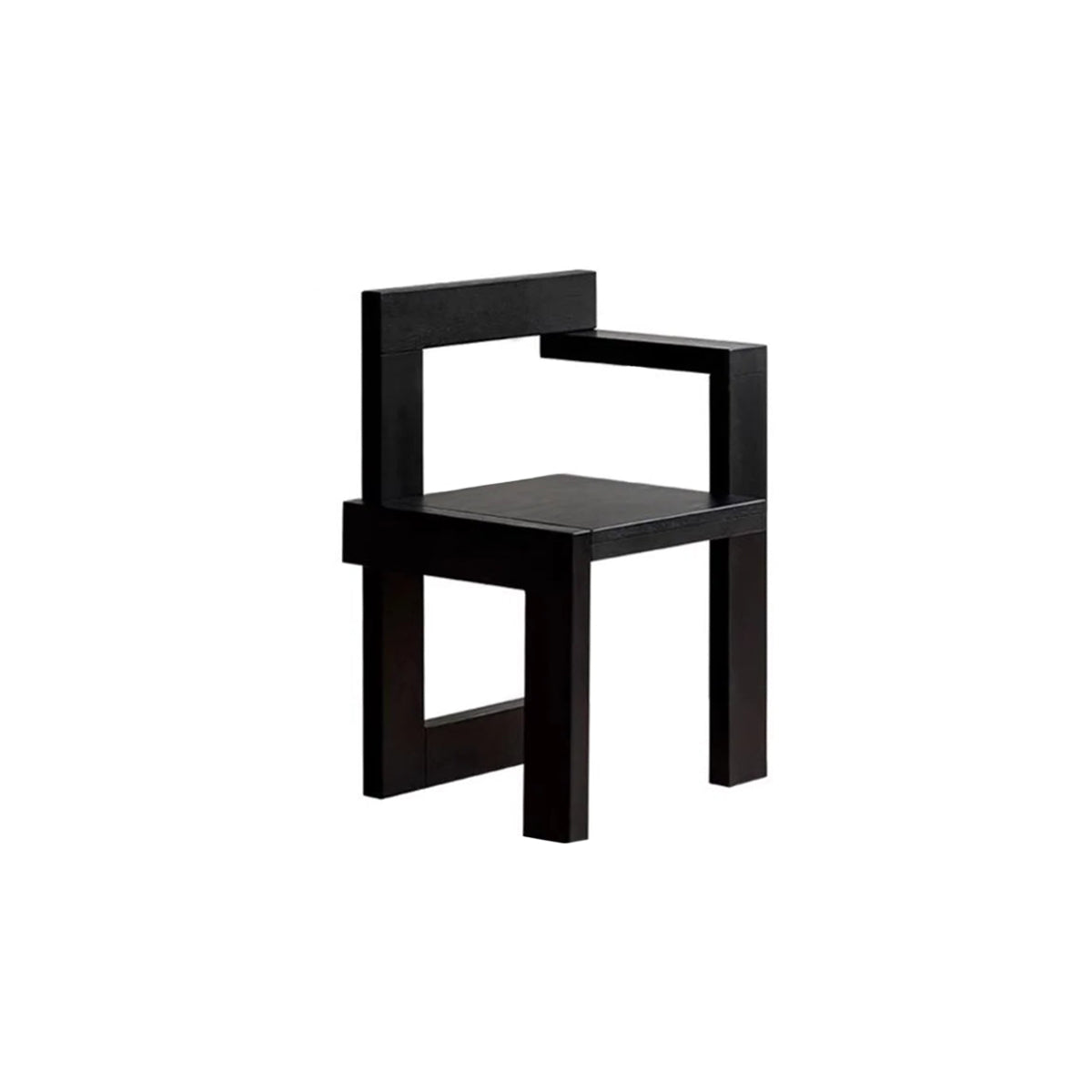 Vintage Oak Wood Chair - Ergonomic Dining Seat