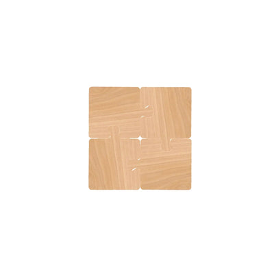 Wooden Puzzle Coaster Set - Elegant Wood Drink Coasters