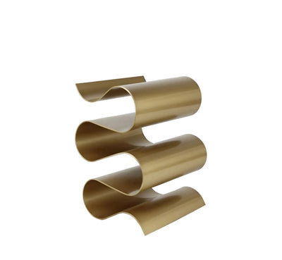 WAVE-DESIGN | Red Metal Wine Rack