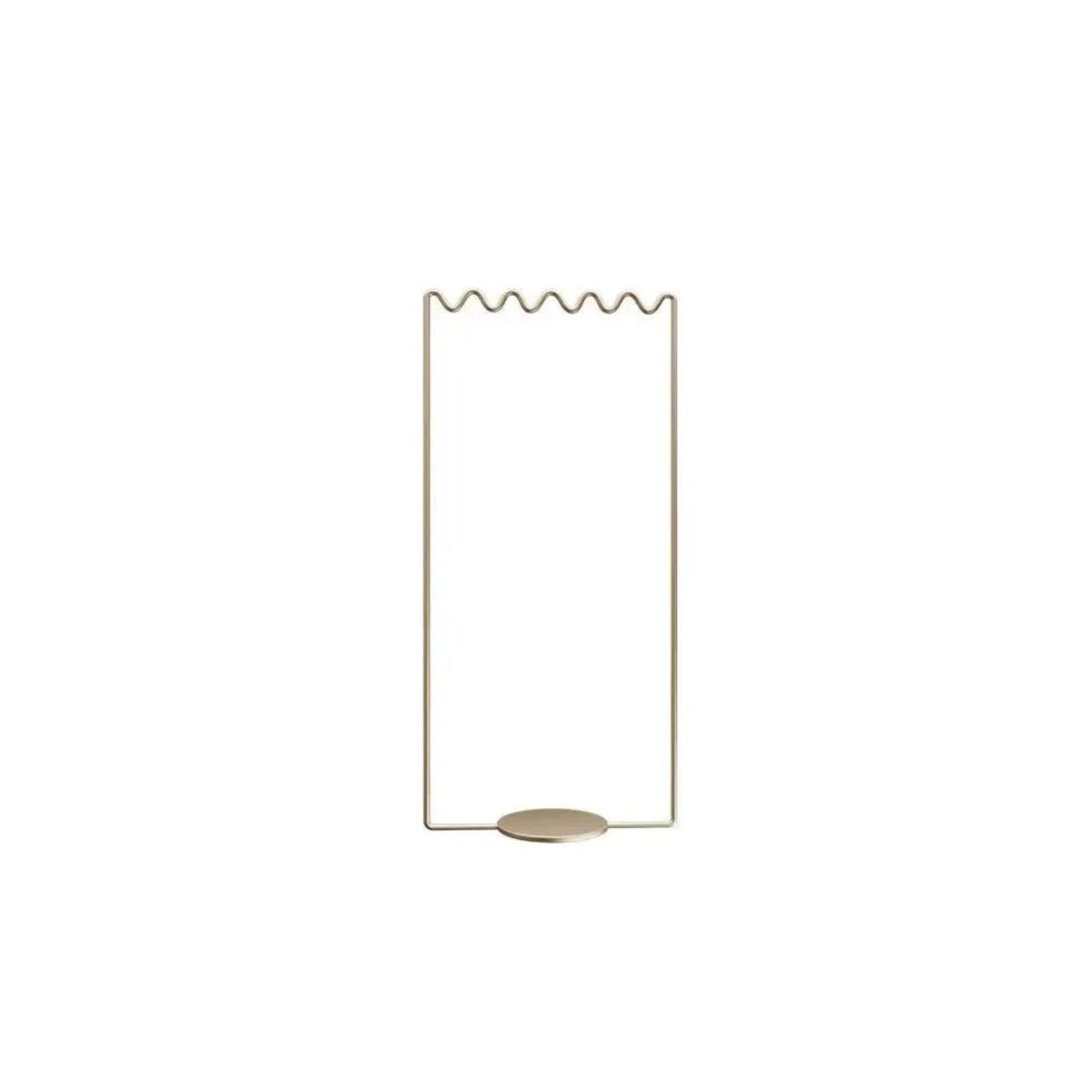 Metal Coat Rack | Wavy Floor Stand | Durable Design