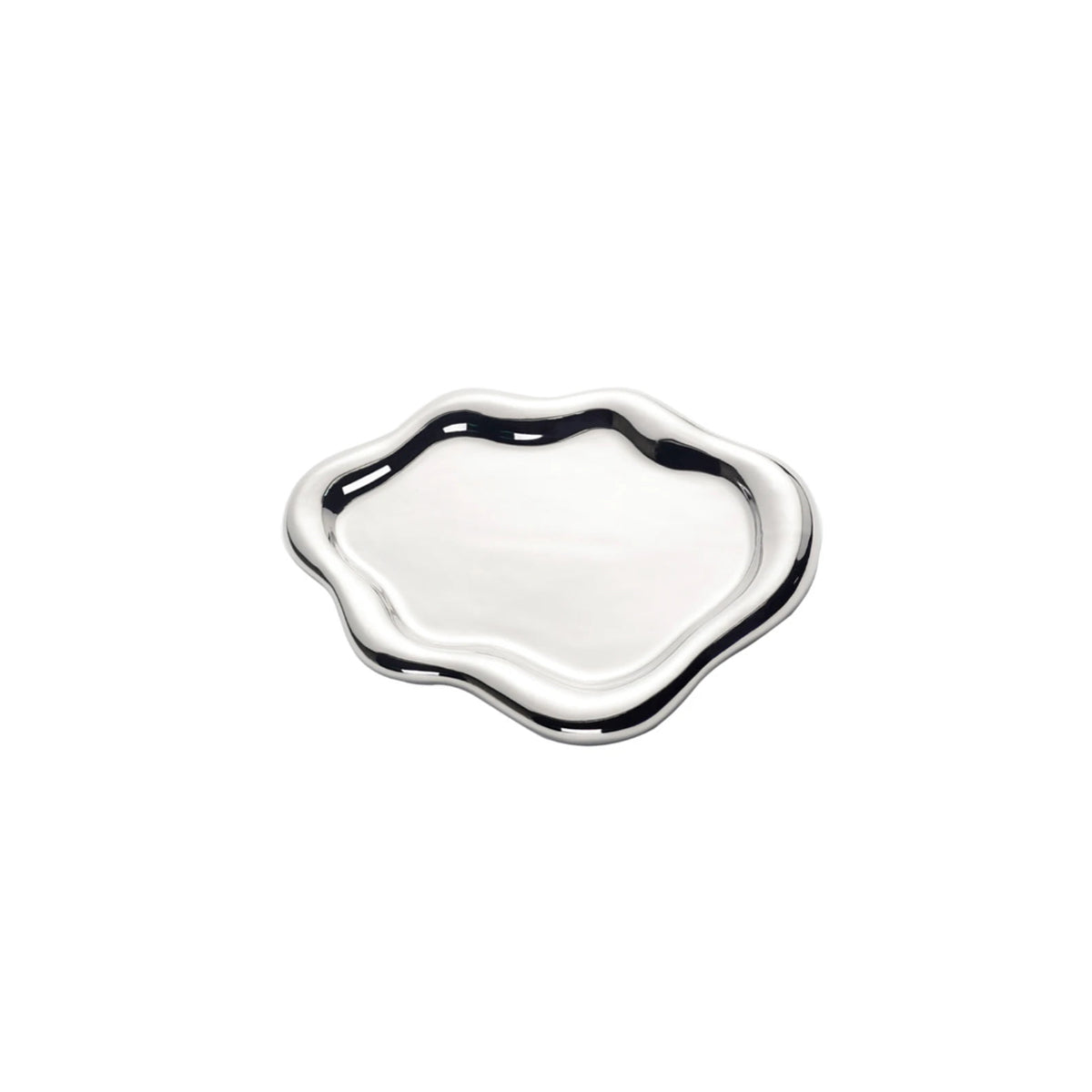 Ceramic Plate Tray - Elegant Irregular Shape Snack Tray