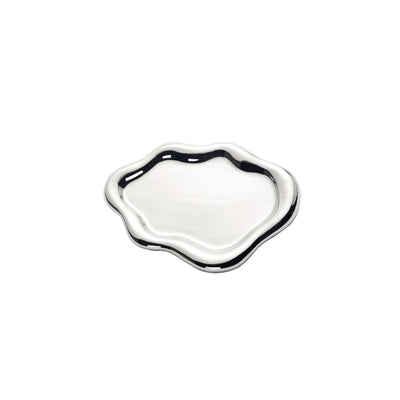 Ceramic Plate Tray - Elegant Irregular Shape Snack Tray