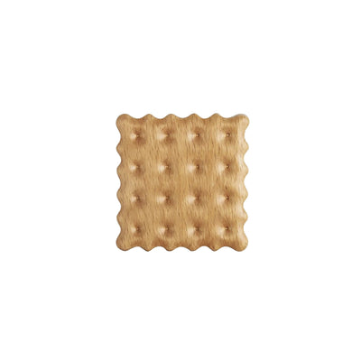 Wooden Cookie Coaster - Natural Heat Resistant Drink Mat