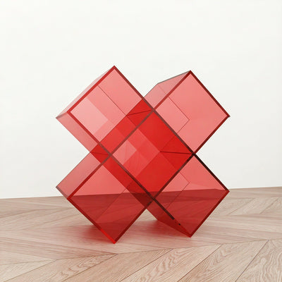 X-CUBE | Geometric Prism Acrylic Shelf