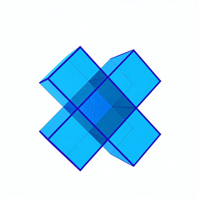 X-CUBE | Geometric Prism Acrylic Shelf