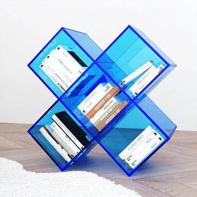 X-CUBE | Geometric Prism Acrylic Shelf