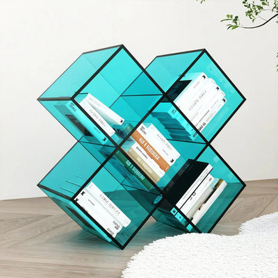 X-CUBE | Geometric Prism Acrylic Shelf