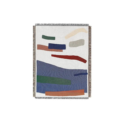 Minimalist Throw Blanket - Geometric Soft Cozy Design