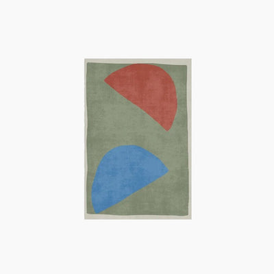Abstract Art Carpet - Modern Area Rug, Vibrant Design