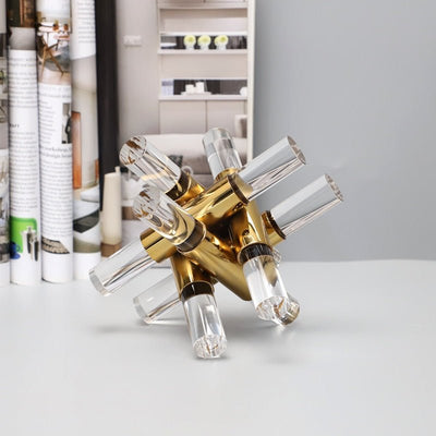 Geometric Cross Ornament – Sophisticated Shelf Decoration