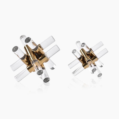 Geometric Cross Ornament – Sophisticated Shelf Decoration