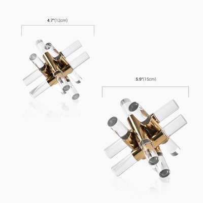 Geometric Cross Ornament – Sophisticated Shelf Decoration