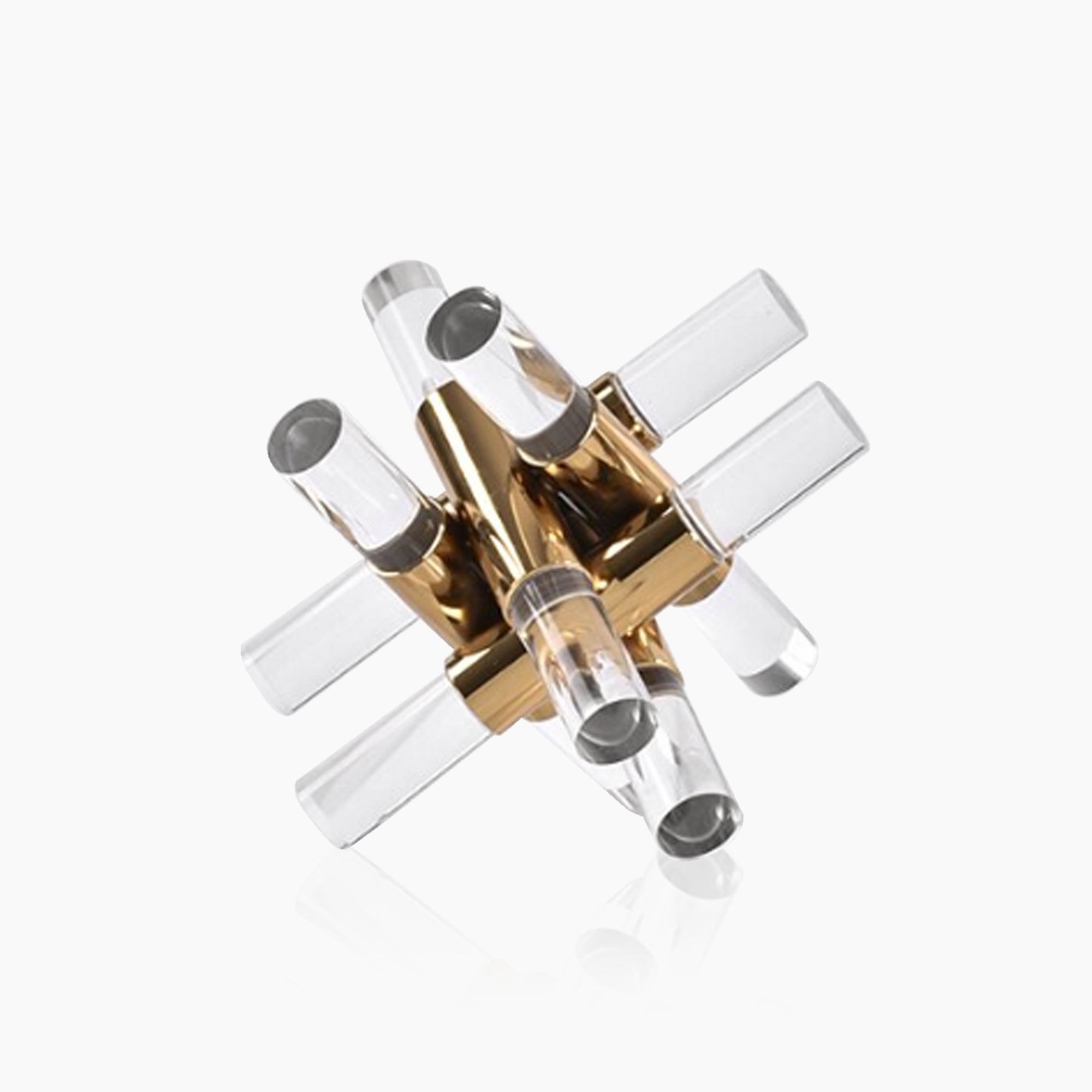 Geometric Cross Ornament – Sophisticated Shelf Decoration