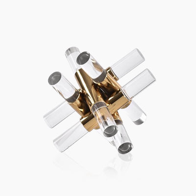 Geometric Cross Ornament – Sophisticated Shelf Decoration