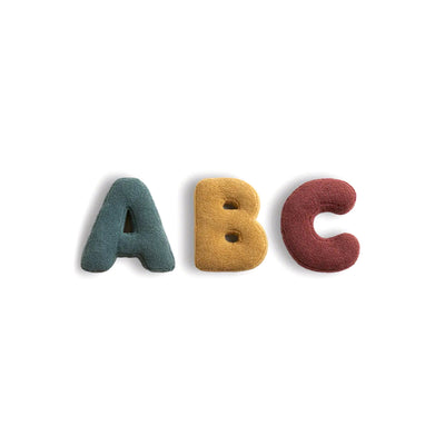 Alphabet Sofa Cushion - Colorful Cotton Pillow