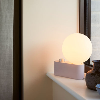 Tala Alumina Table Lamp – Sustainable Lighting, Blossom Pink Design