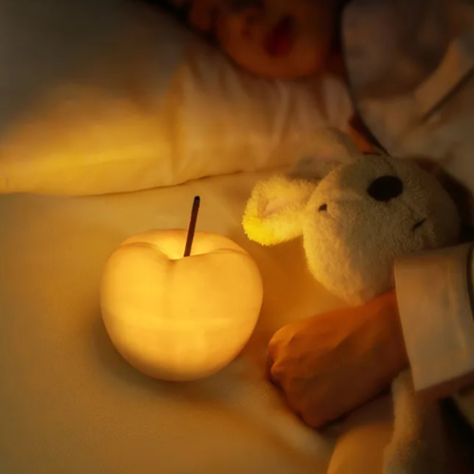Apple Night Lamp | Cordless LED Table Lamp Small & Large