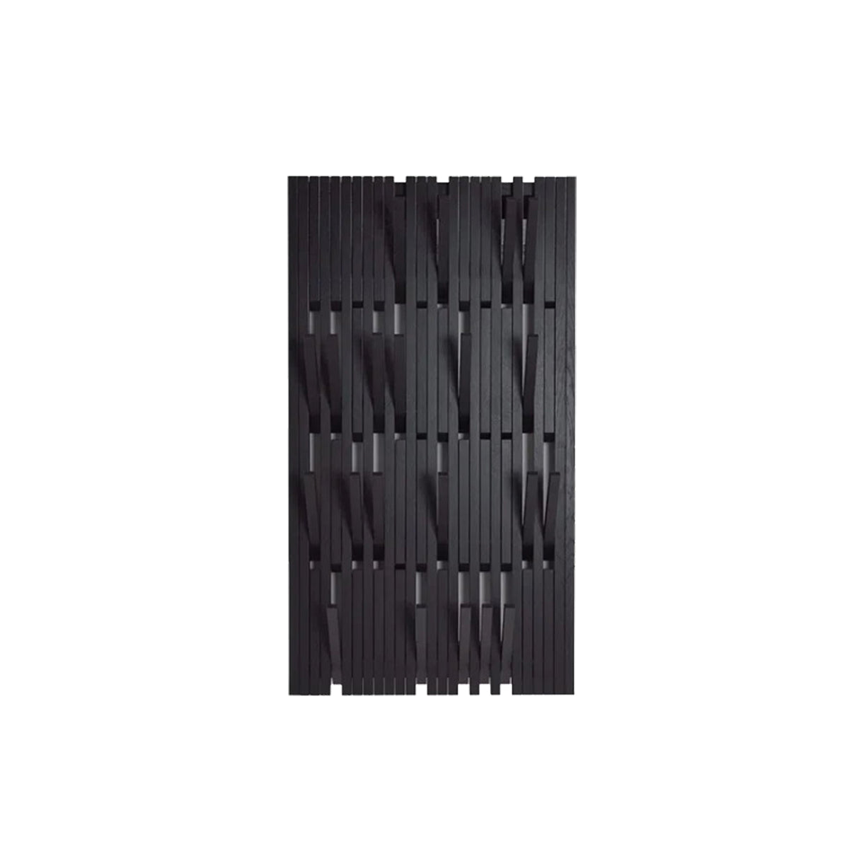 Pine Wood Wall Panel with Hook - Elegant Japanese Design