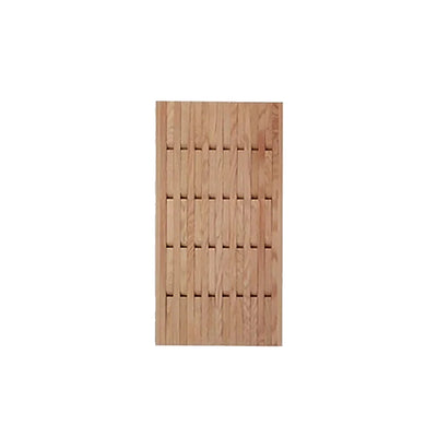 Pine Wood Wall Panel with Hook - Elegant Japanese Design