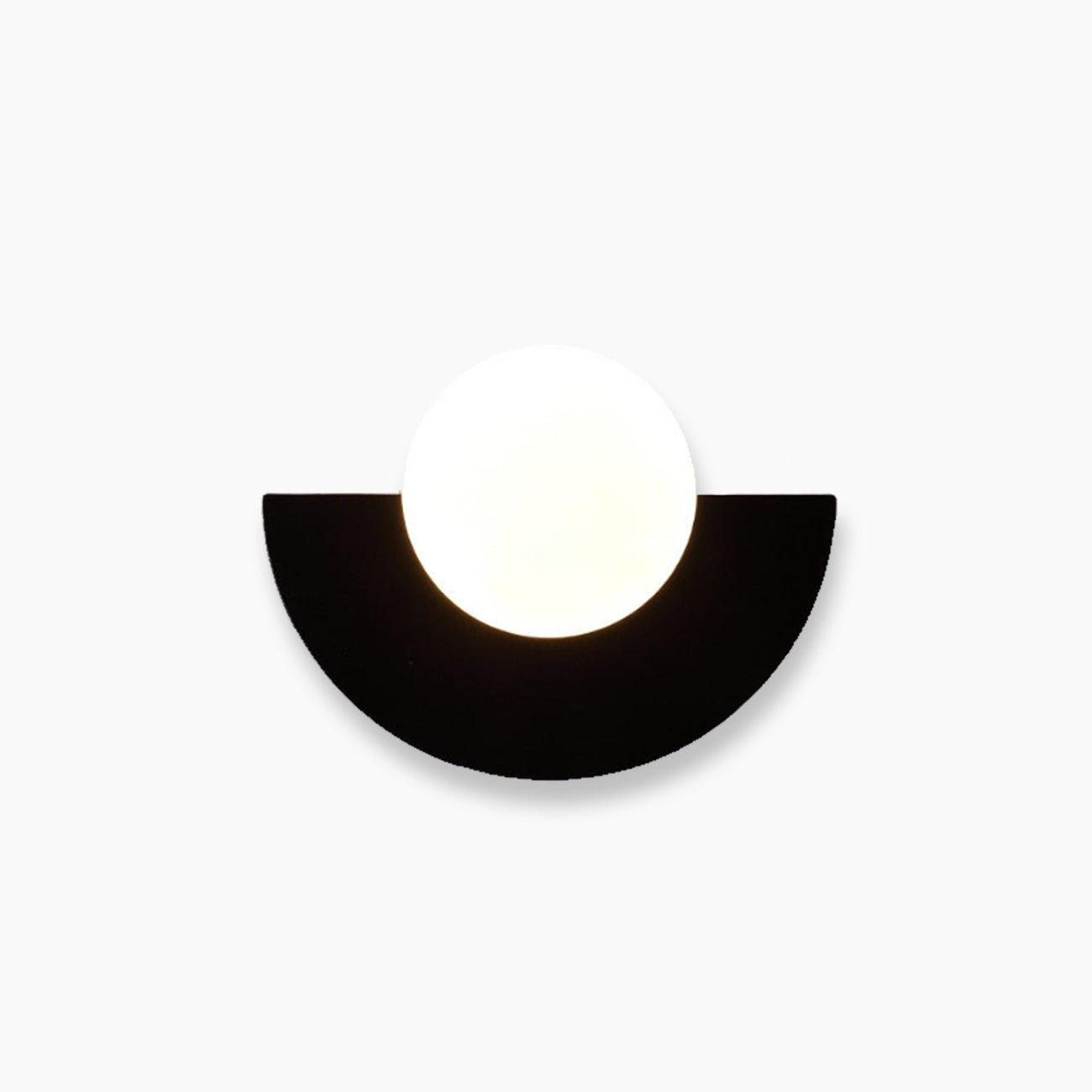 Nordic Glass Wall Lamp - Modern Ball Design LED Fixture