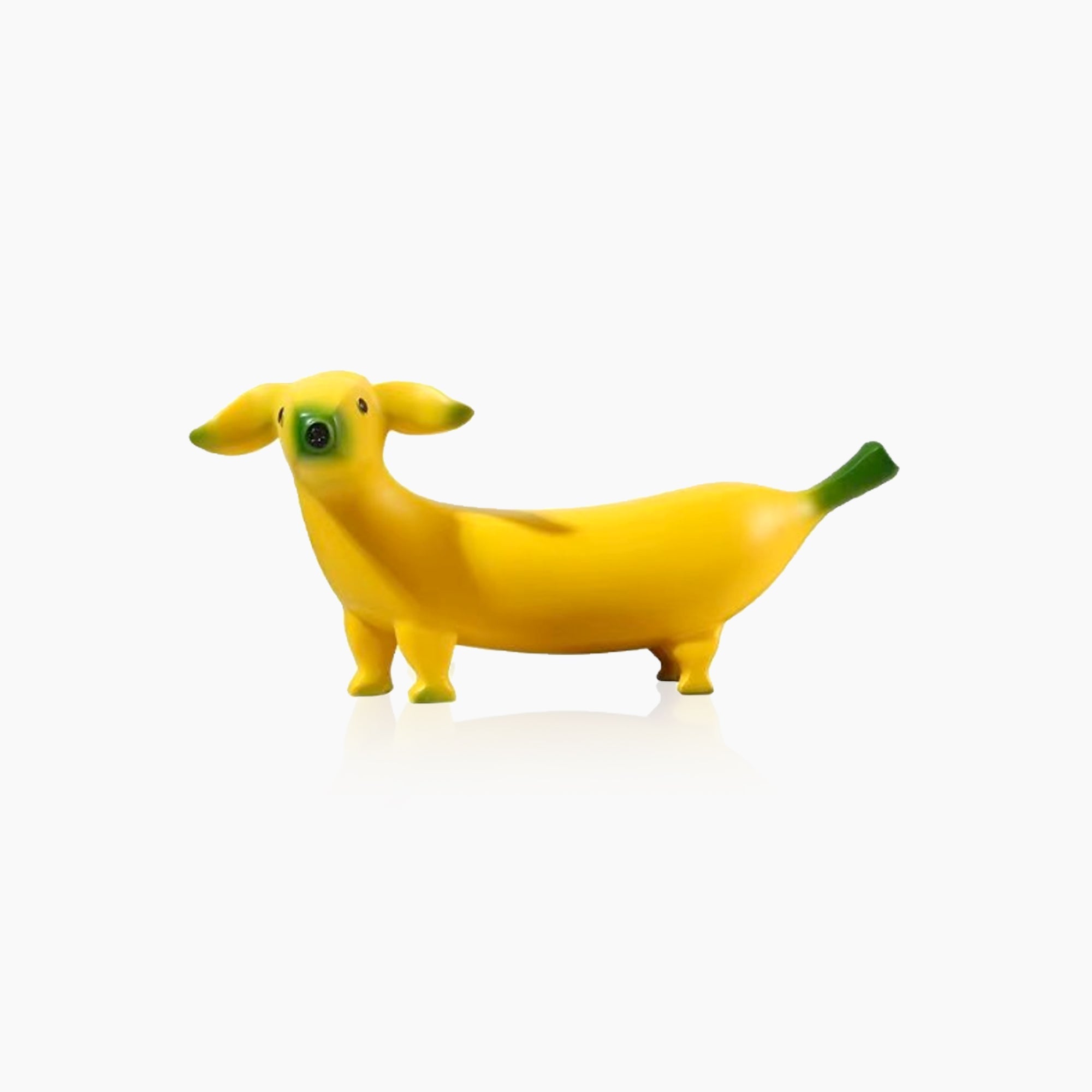 Funny Banana Dog Statue – Quirky Garden Decor