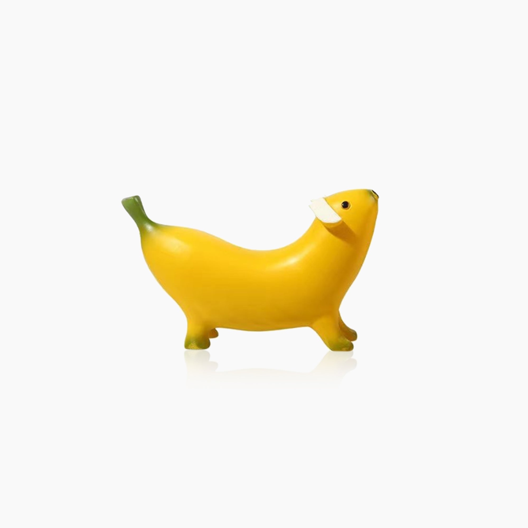 Funny Banana Dog Statue – Quirky Garden Decor