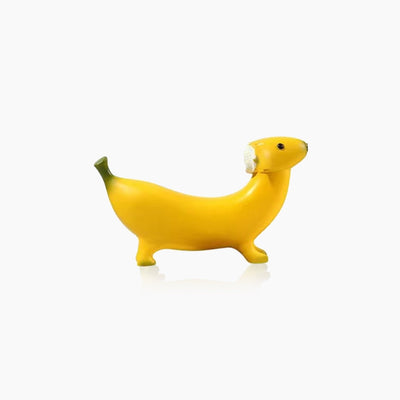 Funny Banana Dog Statue – Quirky Garden Decor