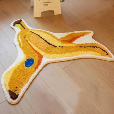 Banana Peel Rug - Anti Slip Playful Floor Mat