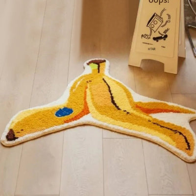 Banana Peel Rug - Anti Slip Playful Floor Mat
