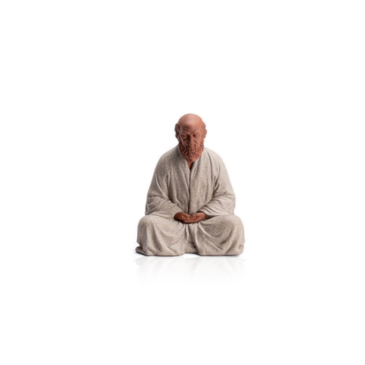 Bodhidharma Buddha Statue - Hand Crafted Ceramic Sculpture