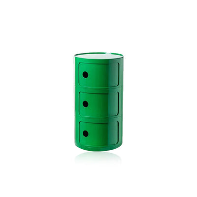 Barrel Storage Side Table - Colorful Chest Drawers Compact Storage
