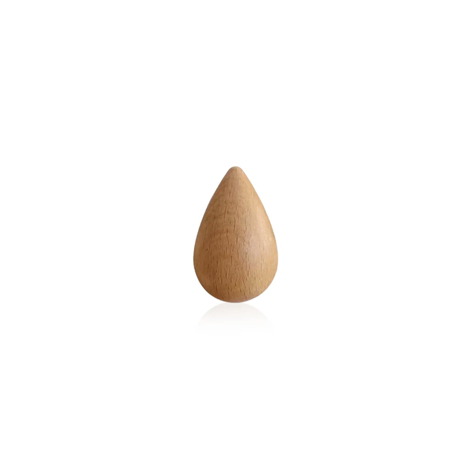 Wood Rain Drop Hanger - Natural Elegant Closet Accessory